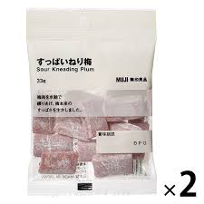 Lohaco 無印良品 すっぱいねり梅 1セット 2袋入 82147889 良品計画