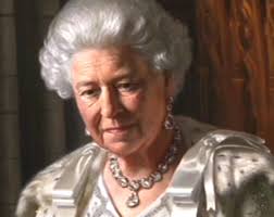 Time warp: Official portrait places Queen Elizabeth in imagined scene