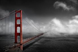 Beautiful shot of dense fog at the golden gate bridge. Golden Gate Bridge Pictures Franklin Arts