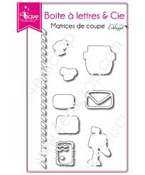 Matrice De Coupe Scrapbooking Carterie Poste Courrier Boite A Lettres Cie Boite A Lettre Carterie Mini Album De Scrapbooking
