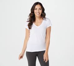 Barefoot Dreams Malibu Collection Washed Short Sleeve V Neck Bdwmc024 In The Mood Intimates