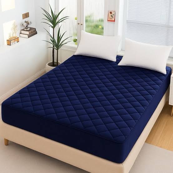 Premium Waterproof Terry Mattress Cover for Double Bed Soft Mattress Protector