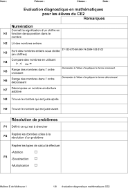 Évaluation ce1 soustraction avec et sans retenue pdf. Evaluation Diagnostique En Mathematiques Pour Les Eleves Du Ce2 Remarques Pdf Telechargement Gratuit