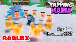 Roblox Tapping Mania New Code November 2020 Youtube Use the pets you get to up the quantity of faucets you get whenever you click! roblox tapping mania new code november 2020