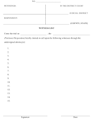 Subscribe to my free weekly newsletter — you'll be the first to know when i add new printable documents and templates to the freeprintable.net network of sites. Court Witness List Form Download Printable Pdf Templateroller