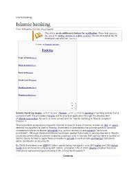 2007) for identifying bank accounts across national borders. Islamic Banking