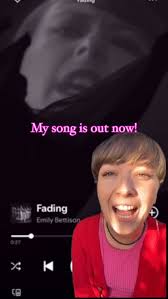 Fading is OUT NOW! Hooray! , I hope y’all enjoy the first taste of this  Emily sad-girl vibe 🖤🙋🏻‍♀️ , I’m also V curious to hear what you think!!  Please tell me! What other artists does it remind you ...