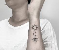 Popular sun and moon tattoos in 25 unique designs. Three Things Cannot Be Long Hidden The Sun The Moon And The Truth Tattoo By R Third Eye Tattoos Eye Tattoo Hidden Tattoos