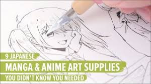 We deliver faster than amazon. 9 Japanese Manga Anime Art Supplies You Didn T Know You Needed Youtube