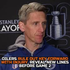 Oilers suffer big loss before game 2 vs Dallas Stars