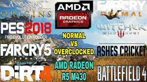 Or go desktop and get something that will actually power games, the way you may want. Amd Radeon R5 M430 Gaming Test 2019 Youtube