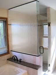 As with frosted, rain glass obscures the view of anyone within the shower enclosure. Rain Glass Shower Panel American Glass Mirror