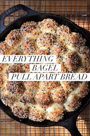 Everything Bagel Pull Apart Bread Is Soft Fluffy Sprinkled With Pure Joy In The Form Of Everything Bagel Seasoning And O Recipes Bread Recipes Homemade Food