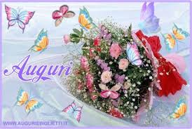 Biglietto Di Auguri Con Fiori E Farfalle Auguri Di Compleanno Auguri Di Buon Compleanno Buon Compleanno