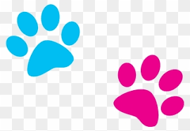 Blue's clues paw print background. Free Png Blue Paw Print Clip Art Download Pinclipart