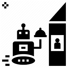 Delivery Food Robot Service Serving Icon Download On Iconfinder Icon Summer Icon Service