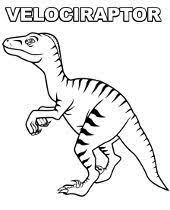 Edukacja + rozrywka połączone razem. Dinozaury Kolorowanki Do Wydruku Dla Dzieci Z Dinozaurami Velociraptor Humanoid Sketch Art