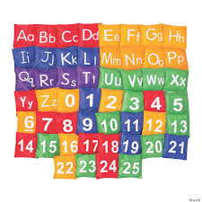 Ariel skelley / getty images an alphabet is made up of the letters of a language, arranged. Letters Numbers Bean Bag Bundle 52 Pc