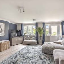 A blue and gray living room is a good example! The Top 37 Blue Living Room Ideas Interior Home And Design