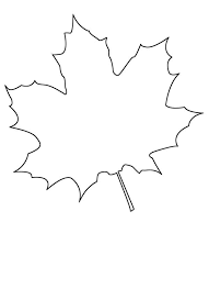 How To Draw Maple Leaf Coloring Page Kids Play Color Maple Leaf Template Leaf Coloring Page Leaf Template