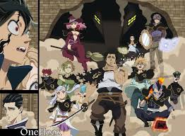 The 17th issue of weekly shounen jump of 2021 announced an anime movie for yuuki tabata's black clover manga on monday. Black Clover 218 The Black Bulls Arrived By Onehoox On Deviantart Black Clover Anime Black Bull Clover