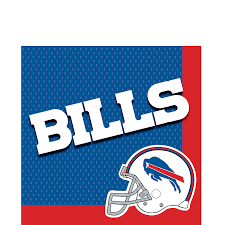 Buffalo bills quarterback josh allen hands the ball off to buffalo. Buffalo Bills Lunch Napkins 36ct Party City