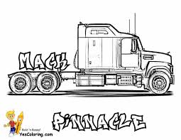 Trucks, planes and cars coloring book contains 59 pages of gorgeous trucks, planes and cars to color. Big Rig Truck Coloring Pages Free 18 Wheeler Boys Coloring Pages