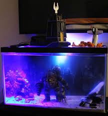 Made A Little Bioshock Fish Tank Fishing Tank Fish Tank Fish Tank Themes