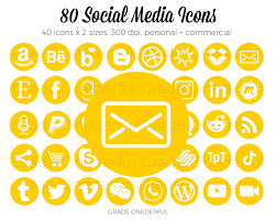 Digital Social Media Icons Social Media Graphics Graphic Designs Icons For Email Signatures Business Cards Blogs Websites Social Media Icons Media Icon Business Card Icons