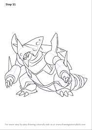 Mega aggron's most notable stat boosts are its attack and defense but it also receives a boost in special defense as well. Learn How To Draw Mega Aggron From Pokemon Pokemon Step By Step Drawing Tutorials