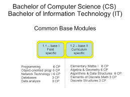 The anu bachelor of information technology (bit) program is accredited by the australian computer society. Structure Of Study Programmes Bachelor Of Computer Science Bachelor Of Information Technology Master Of Computer Science Master Of Information Technology Ppt Download