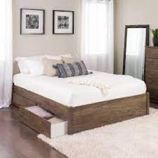 What is queen size platform bed? Platform Storage Beds Prepac Mfg