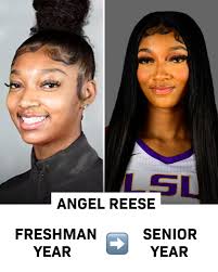 They grow up so fast 🥹 Seeing some of our favs side by side from Freshman  year to Senior year, has us emotional. #NCAAWBB