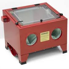 This compact benchtop blast cabinet makes it easy to remove paint, rust, and other the fully enclosed design of this benchtop abrasive blaster keeps all abrasive media safely. 25 Gallon Sandblast Cabinet Bench Top Air Sand Blaster Sand Blast Sandblast New Sandblasted Industrial Tv Stand Table Top Design
