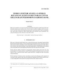 We did not find results for: Pdf Risiko Auditor Apabila Laporan Keuangan Auditan Digunakan Untuk Melengkapi Permohonan Kredit Bank