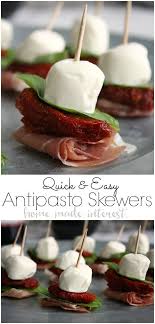 These Antipasto Skewers Are A Quick Appetizer To Make For Parties They Are An Elegant Low Carb Appetiz Quick Appetizers Low Carb Appetizers Antipasto Skewers