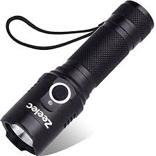 Led Flashlight Zeelec Fl4n Super Bright Portable Tactical Flashlight Micro Usb Rechargeable 18650 Battery Led Flashlight Tactical Flashlight Usb Rechargeable