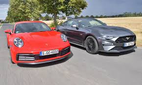 Porsche introduces 2020 911 carrera s & 4s models. Porsche 911 Carrera S Ford Mustang Gt Vergleich Autozeitung De