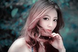 <p>i think asians don't have totally black hair. Hd Wallpaper Asian Brown Eyes Dyed Hair Portrait Looking At Camera One Person Wallpaper Flare