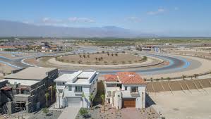 A race track also may feature grandstands or concourses. Behind The 18 Foot Wall Of Thermal Club A Desert Oasis For Car Lovers