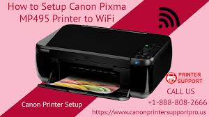 In order to install canon printer, visit canon setup webpage of canon.com/ijsetup then enter your canon model number to download & install canon driver. How To Setup Canon Pixma Mp495 Printer To Wifi