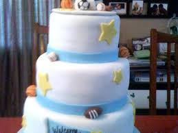 A video shared features west standing surrounded by guests announcing, so, because i'm freaking out and the baby is coming in, like, two weeks, i thought what better way to. Snoopy And Sports Baby Shower Theme Cakecentral Com