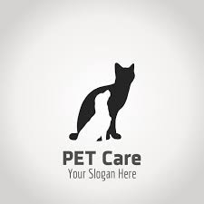رعاية الحيوانات الأليفة تصميم شعار الكلاب الحمراء pet care logo pet care care logo
