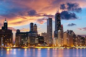 Photography Poster Chicago Skyline | Wall Art | Abposters.com