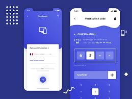 Code Verification App Psd Template Ios App Design App Design Psd Templates