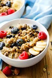 Warm Leftover Quinoa Breakfast Bowls Flora Vino Recipe Quinoa Breakfast Bowl Breakfast Bowls Quinoa Breakfast