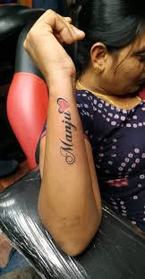 Image discovered by b l ī n k. Manju Name Tattoo Nenapu Studio Tatoos And Sculptures Facebook