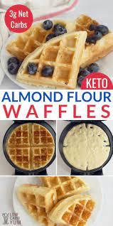 Keto Waffles Almond Flour Easy In 2021 Keto Recipes Easy Low Carb Breakfast Recipes Low Carb Waffles