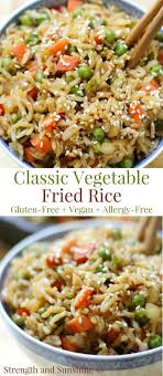 Classic Vegetable Fried Rice Gluten Free Vegan Allergy Free Recipe Gluten Free Rice Recipes Vegetable Fried Rice Recipe