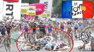 The world's biggest cycling race. Tour De France Chute Incroyable Top 5 Top 5 Moments To Remember In Cycling Youtube